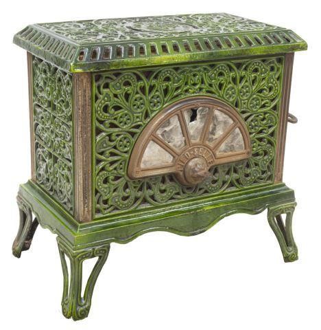 FRENCH ENAMELED CAST IRON WOOD