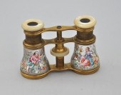 French Enameled Opera Glasses