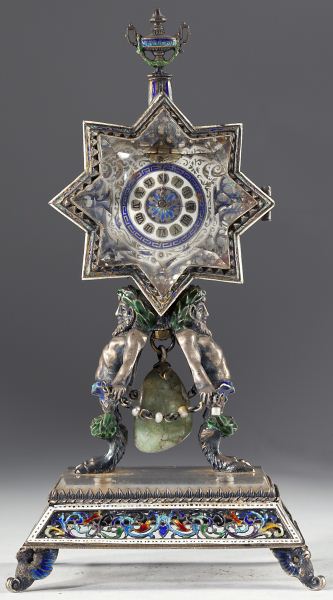 French Enameled Silver and