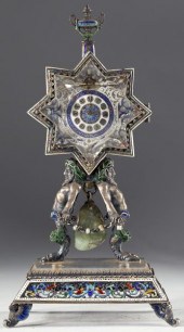 French Enameled Silver and Cry