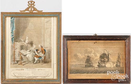 FRENCH ENGRAVING AND ENGLISH