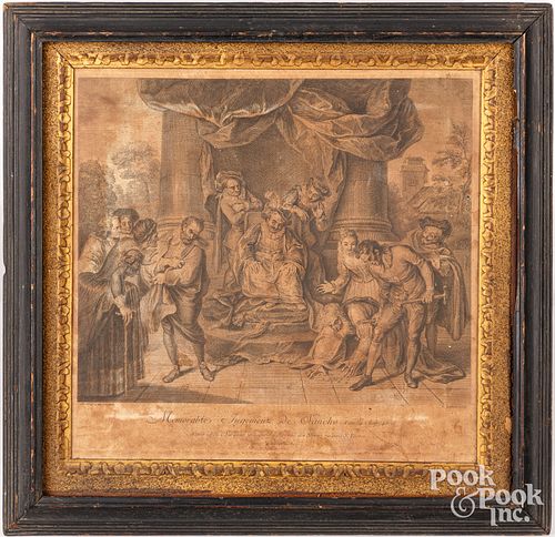 FRENCH ENGRAVING BY