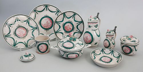 FRENCH FAIENCE DESCEAUX SOLITAIRE