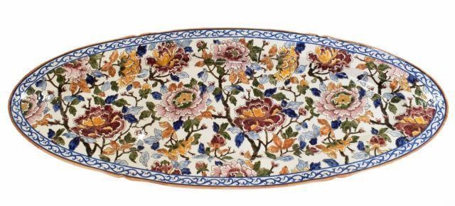 FRENCH FAIENCE GIEN 'PIVOINE'