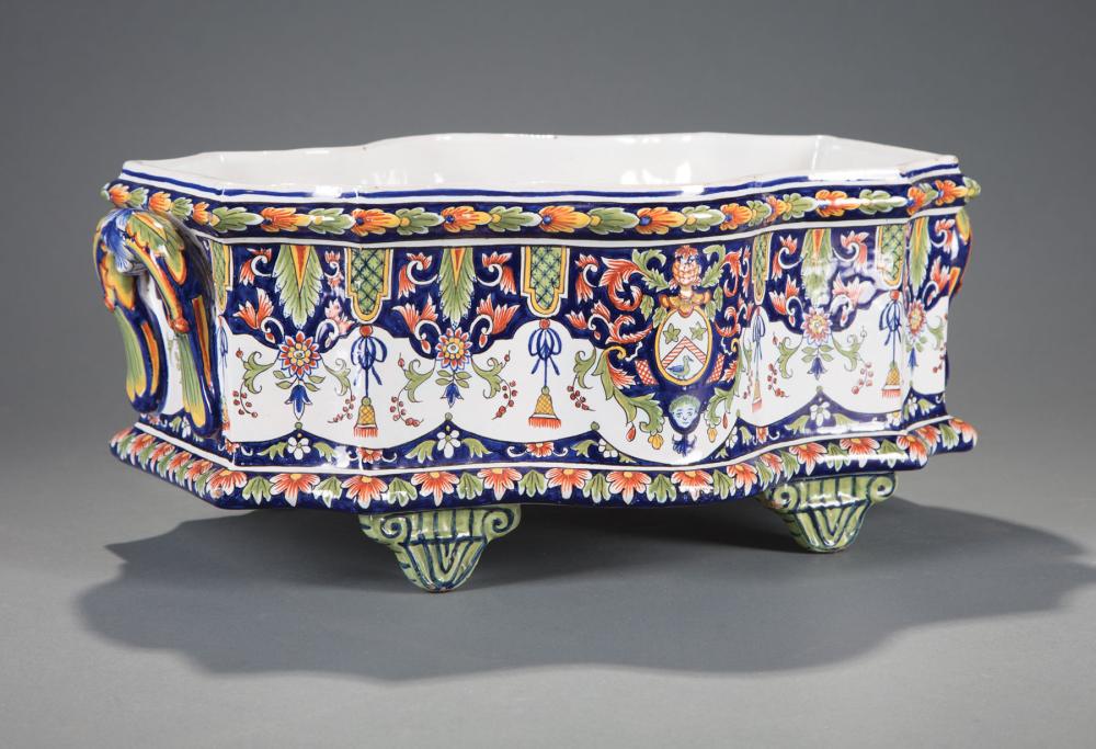 FRENCH FAIENCE JARDINIEREFrench