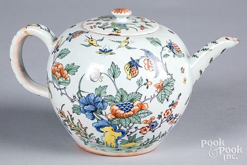 FRENCH FAIENCE TEAPOT, 19TH