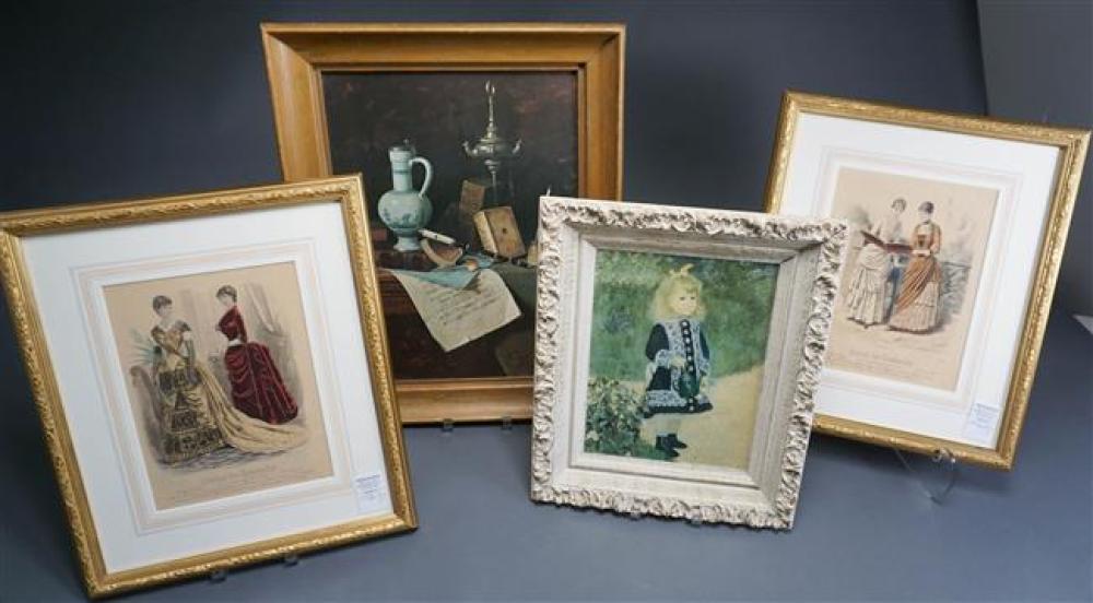 FRENCH FASHION PRINTS, TWO