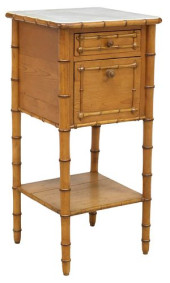 FRENCH FAUX BAMBOO MARBLE-TOP