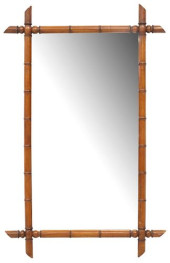 FRENCH FAUX BAMBOO TURNED WOOD