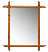FRENCH FAUX BAMBOO TURNED WOOD