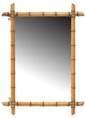 FRENCH FAUX BAMBOO TURNED WOOD