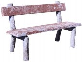 FRENCH FAUX BOIS BENCHFrench f