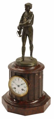 FRENCH FIGURAL BRONZE & ROUGE