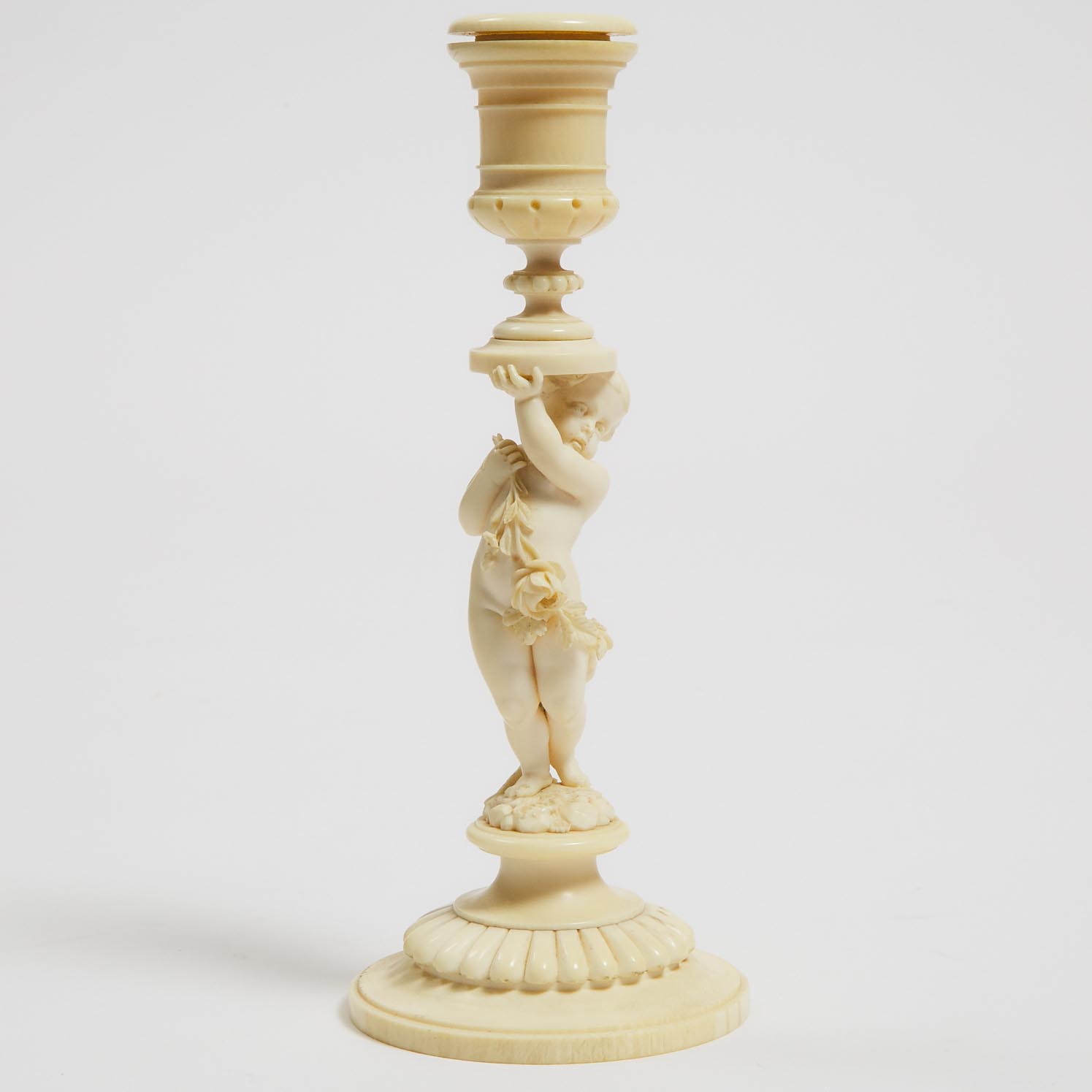 French Figural Carved Ivory