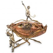 FRENCH FIGURAL CHERUB COPPER C