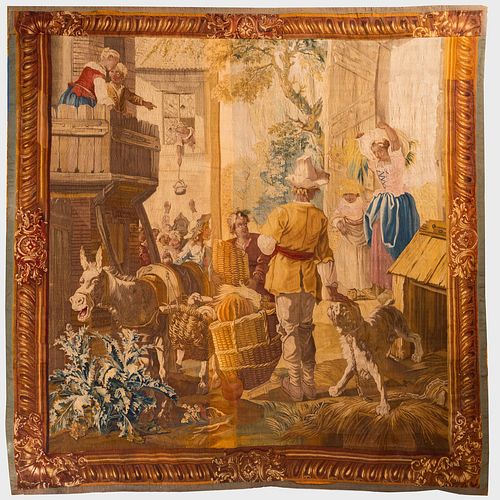 FRENCH FIGURAL TAPESTRY, GOBELIN,