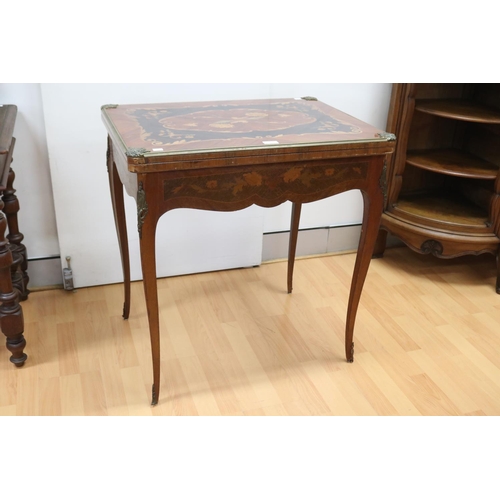 French fold over Games table,