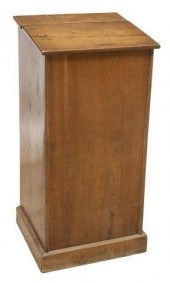 FRENCH FRUITWOOD HINGED-TOP ST