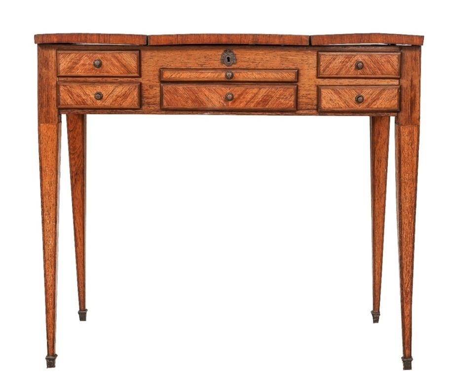 French fruitwood inlaid Beau