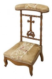 FRENCH FRUITWOOD PRIE-DIEU CRO