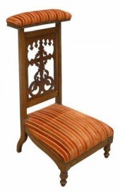FRENCH FRUITWOOD PRIE-DIEU PRA