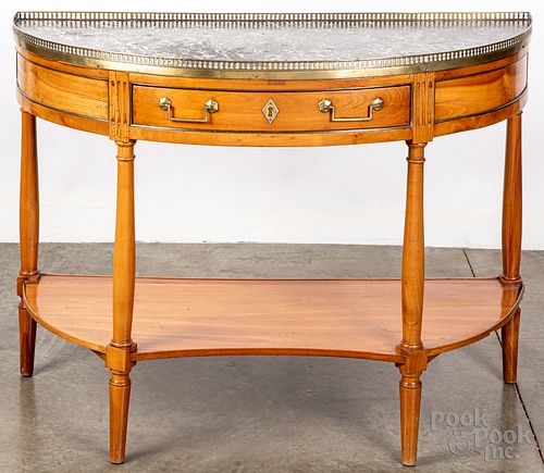 FRENCH FRUITWOOD SERVER, 19TH