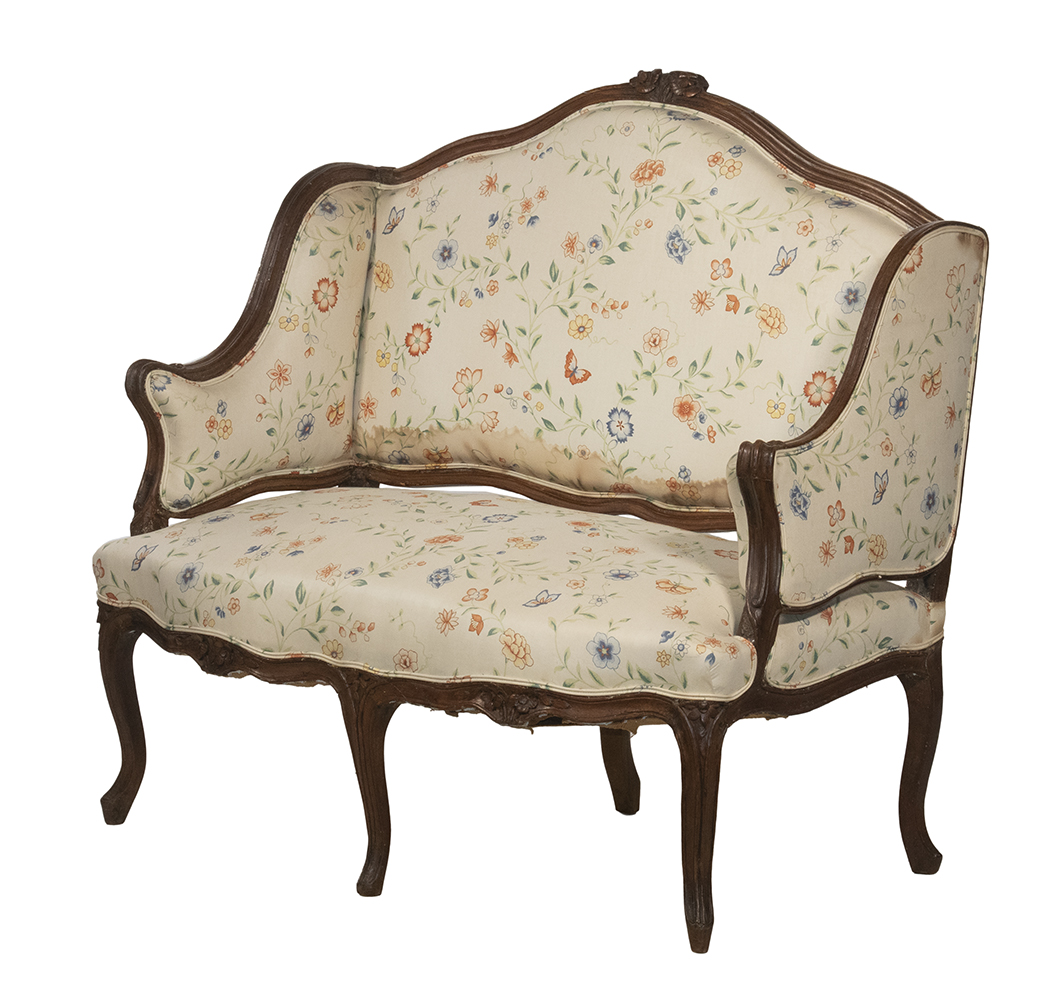 FRENCH FRUITWOOD SETTEE