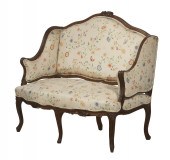 FRENCH FRUITWOOD SETTEE Diminu