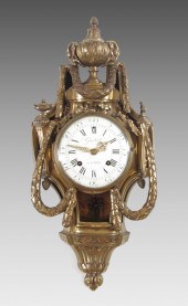 FRENCH GARBET GILT METAL CARTE
