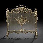 French Gilded Brass and Steel