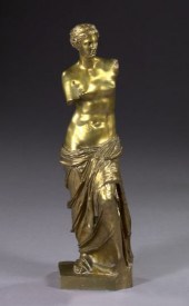 French Gilded Bronze Figure of