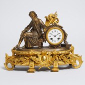 French Gilt and Coppered Metal