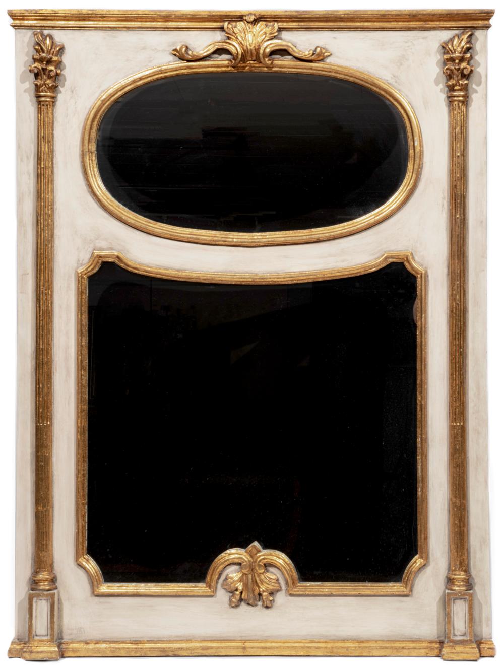 FRENCH GILT AND PAINTED