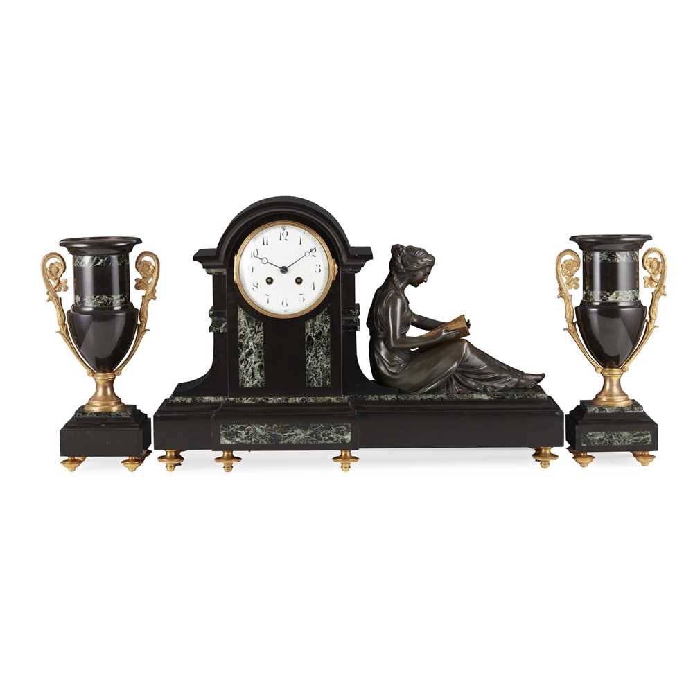 FRENCH GILT AND PATINATED BRONZE,