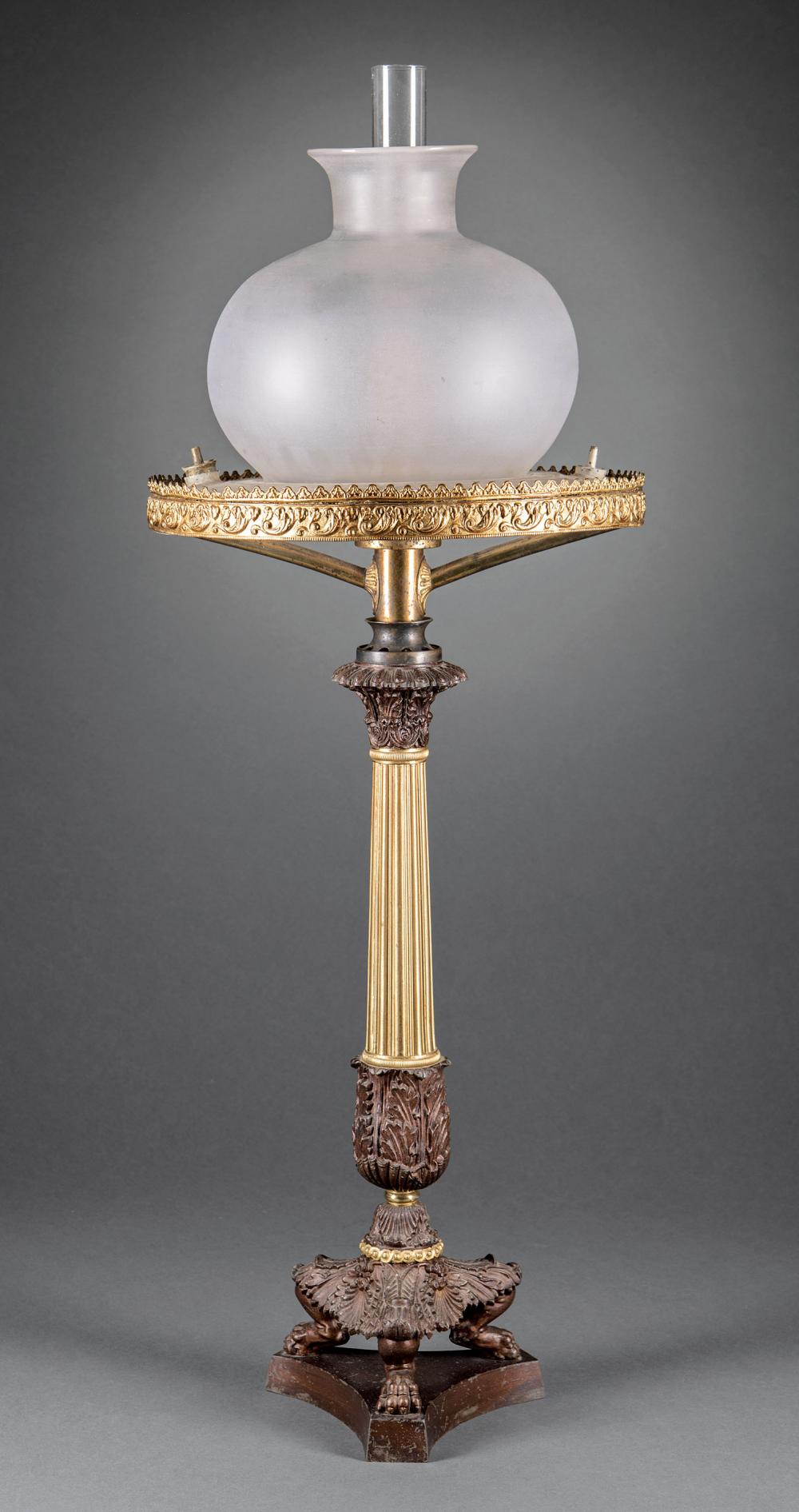 FRENCH GILT AND PATINATED METAL