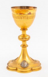FRENCH GILT AND SILVERED METAL