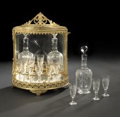 French Gilt-Brass and Cut and