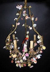 French Gilt-Brass and Polychro