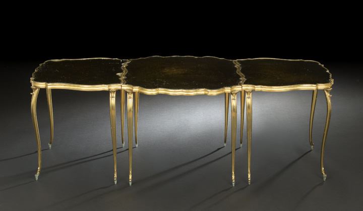 French Gilt-Brass and Smoked