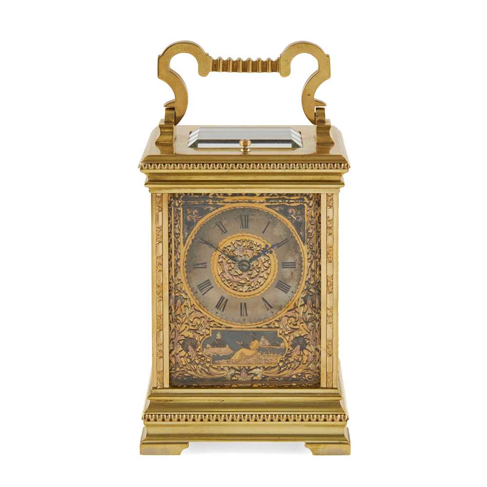 FRENCH GILT BRASS AND THREE-TONE