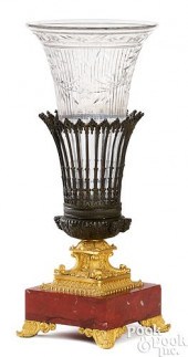 FRENCH GILT BRASS, BRONZE, AND
