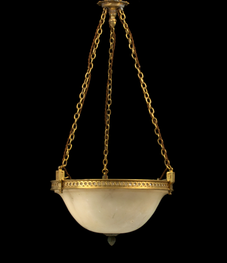 French Gilt-Brass-Mounted Alabaster