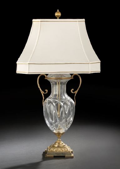French Gilt-Brass-Mounted Crystal