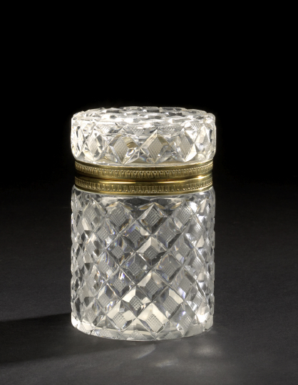 French Gilt-Brass-Mounted Cut Glass