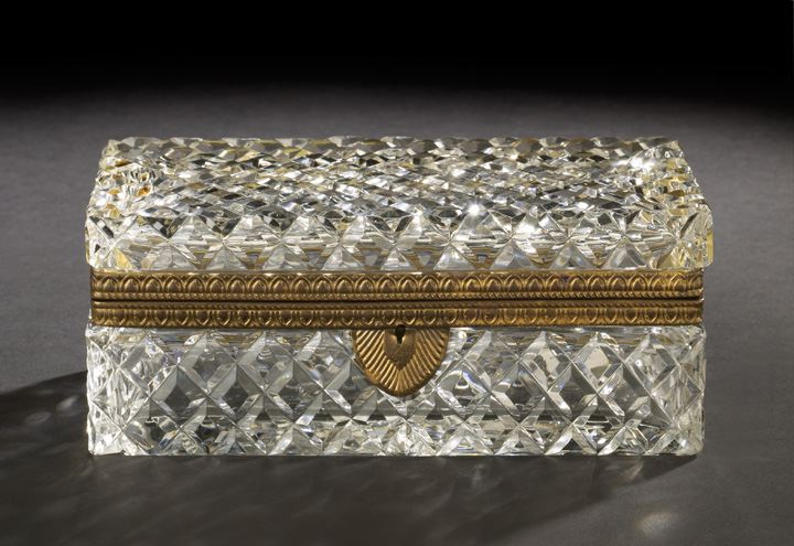 French Gilt-Brass-Mounted Cut Glass