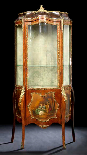 French Gilt-Brass-Mounted Kingwood,
