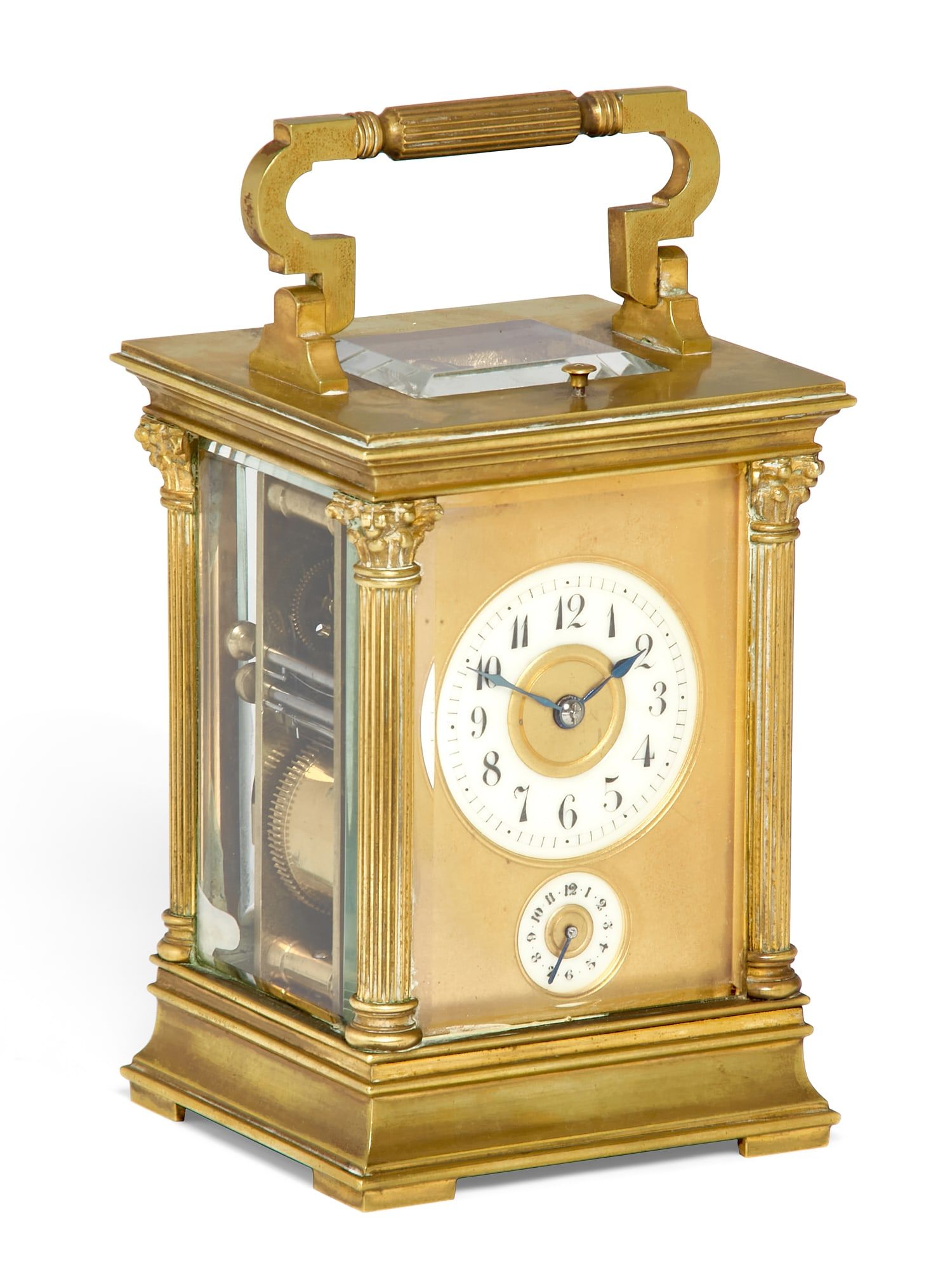 FRENCH GILT BRASS PETITE SONNERIE