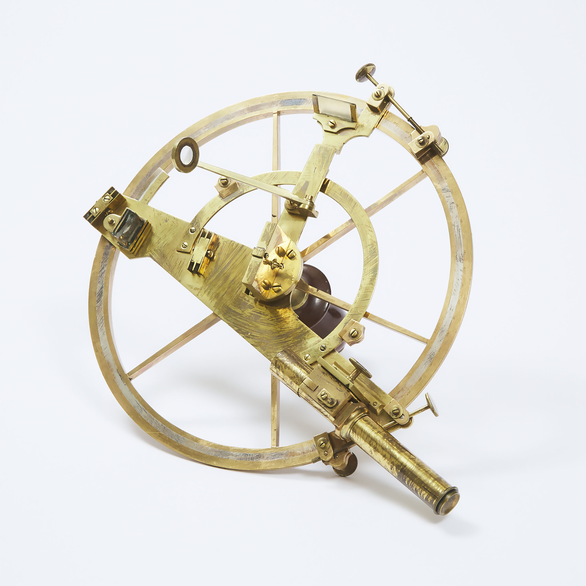 French Gilt Brass Reflecting Circle