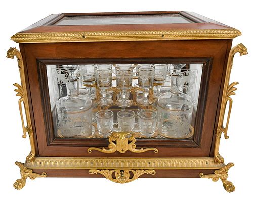 FRENCH GILT BRONZE AND ACID