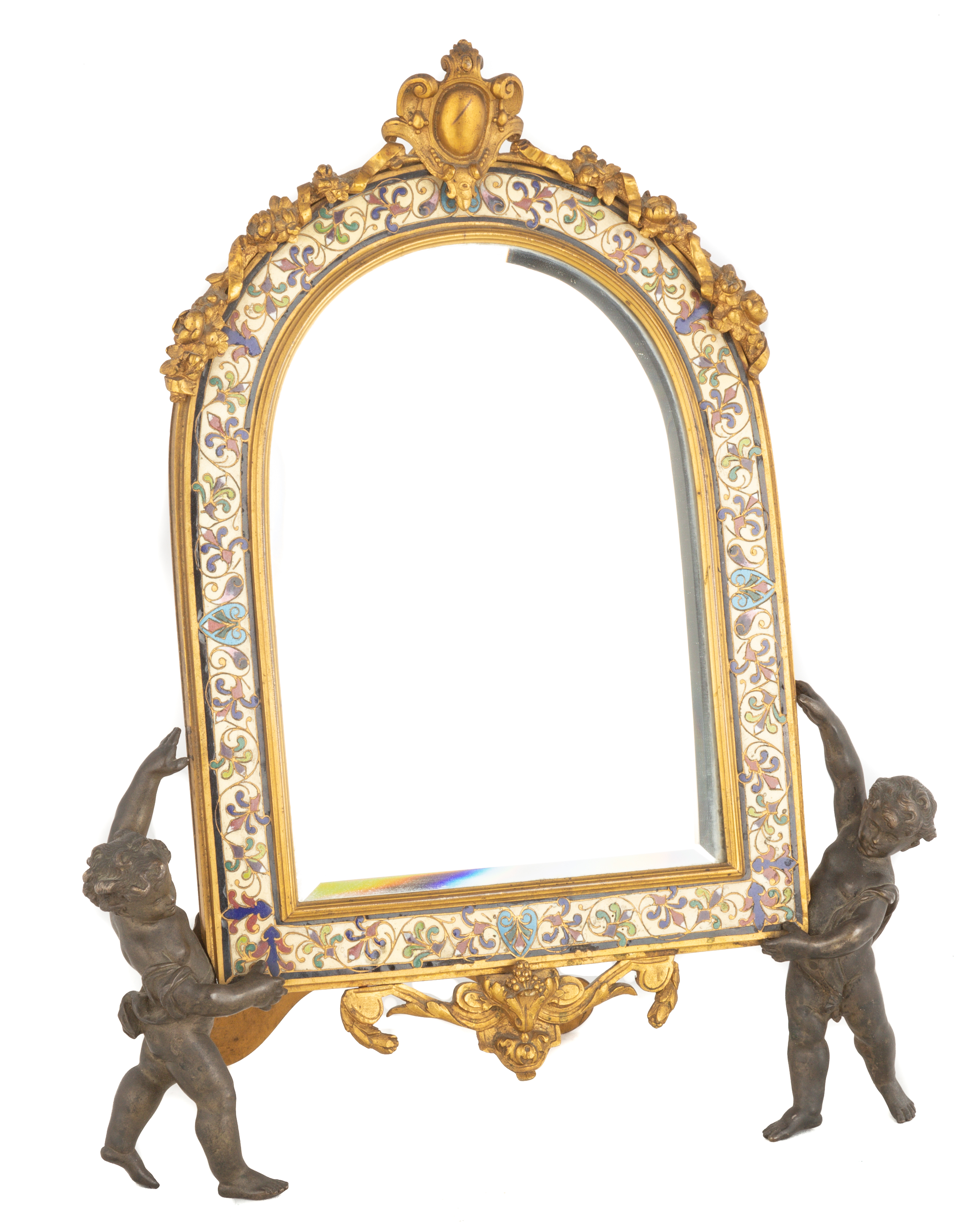 FRENCH GILT BRONZE AND BRONZE
